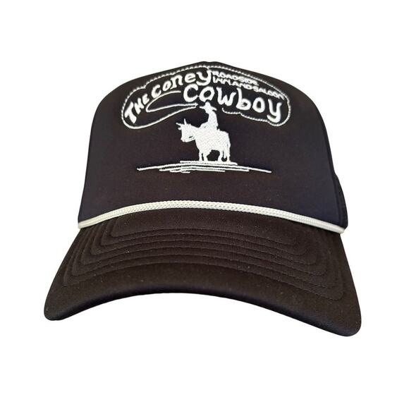 Coney Island Cowboy Trucker Hat Unisex Snapback Mesh Cap Multicolor - Picture 1 of 4